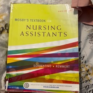 Mosby nursing assistant textbook